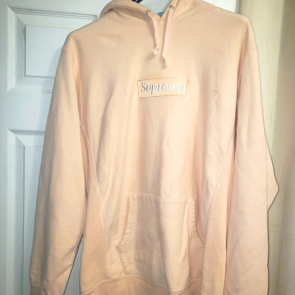 XL Unisex Supreme Peach Sweatshirt - Picture 5 of 9